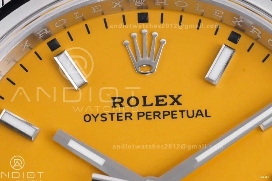 V2 DD3230 Yellow Oyster 126000 Steel 1:1 36mm VSF Perpetual 904L Best Dial Edition 0422